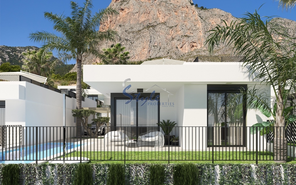 For sale new house with private pool in Polop , Benidorm, Costa Blanca , Spain ON990