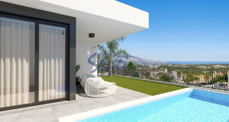 For sale new house with private pool in Polop , Benidorm, Costa Blanca , Spain ON990