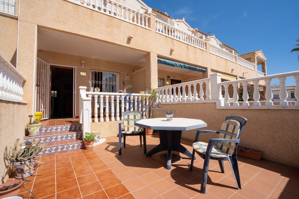 For sale spacious south facing townhouse with the sea views in Punta Prima, Costa Blanca, Spain. ID1780