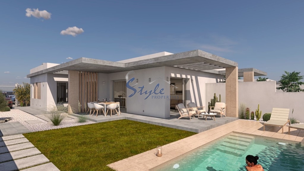 New build villas for sale in Santiago de Ribeira, Murcia, Spain.ON1652