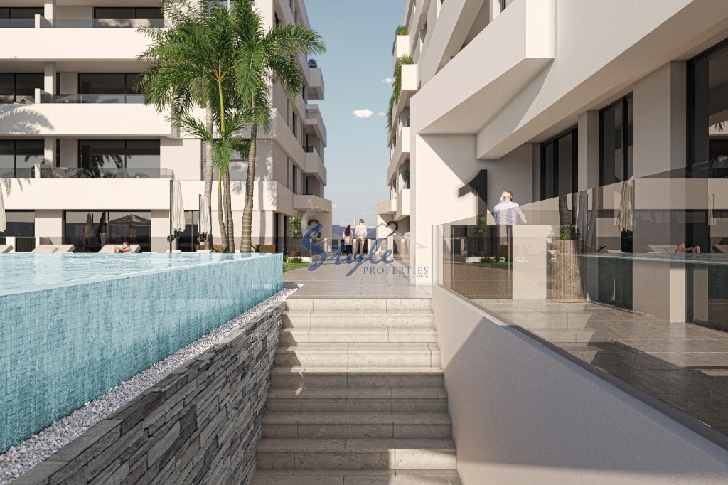 New build apartments in San Pedro del Pinatar, Costa Balnca, Spain. ON1674_3