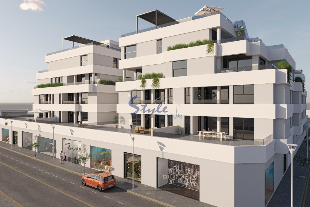 New build apartments in San Pedro del Pinatar, Costa Balnca, Spain. ON1674_3