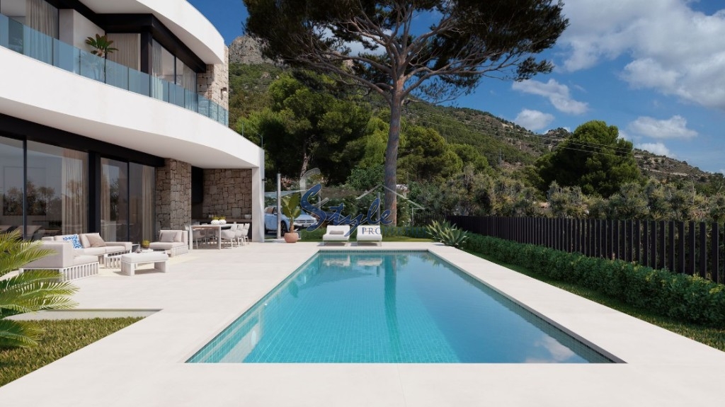 New build luxury villa for sale in Calpe, Costa Blanca, Spain. ON1774