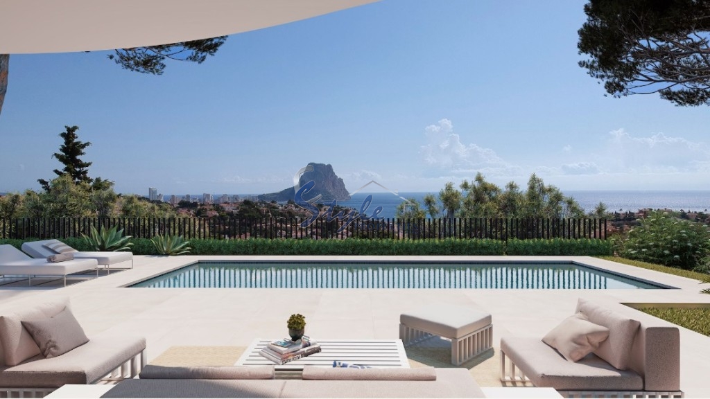 New build luxury villa for sale in Calpe, Costa Blanca, Spain. ON1774