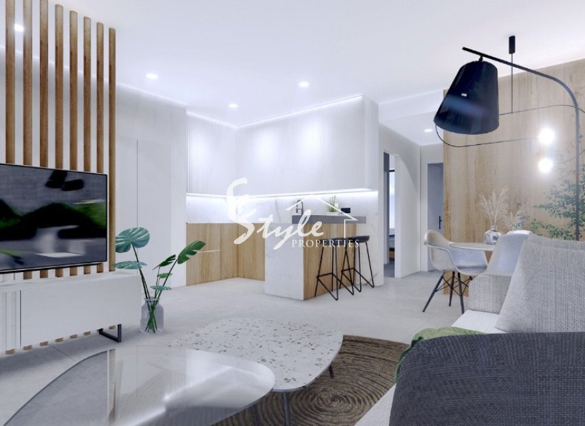 Apartamentos de obra nueva cerca de la playa en San Pedro del Pinatar, Costa Blanca, España. ON1549