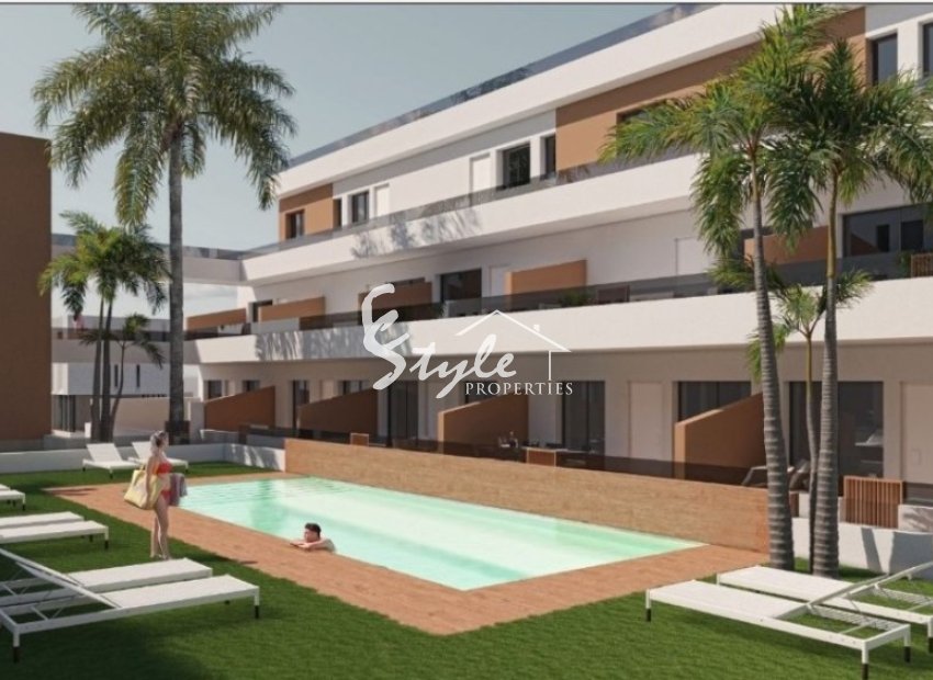 Apartamentos de obra nueva en venta en Pilar de la Horadada, Costa Blanca, España.ON1815