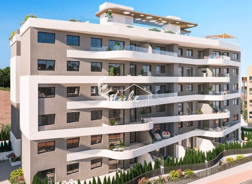 Apartamentos de obra nueva en venta en Punta Prima, Costa Blanca, España.ON1520_2