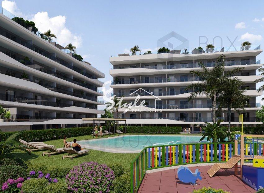 Apartamentos de obra nueva en venta en Santa Pola, Costa Blanca, España. ON1623