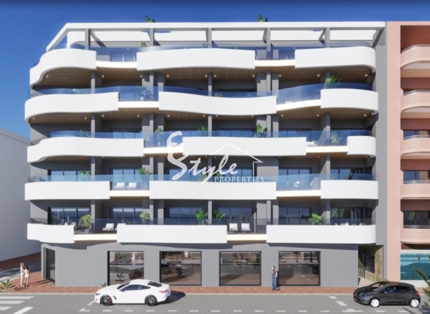 Apartamentos nuevos cerca del mar en Torrevieja, Costa Blanca, España.ON1712_2