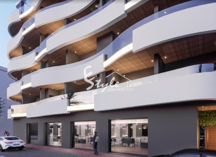 Apartamentos nuevos cerca del mar en Torrevieja, Costa Blanca, España.ON1712_2