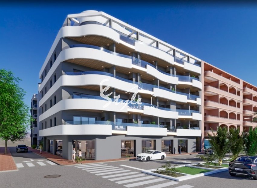 Apartamentos nuevos cerca del mar en Torrevieja, Costa Blanca, España.ON1712_3
