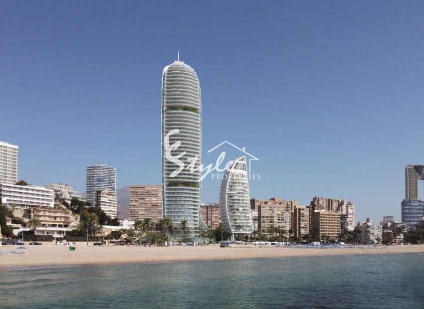 Beachfront new build luxury apartments for sale in Benidorm, Alicante, Costa Blanca, Spain.ON1571