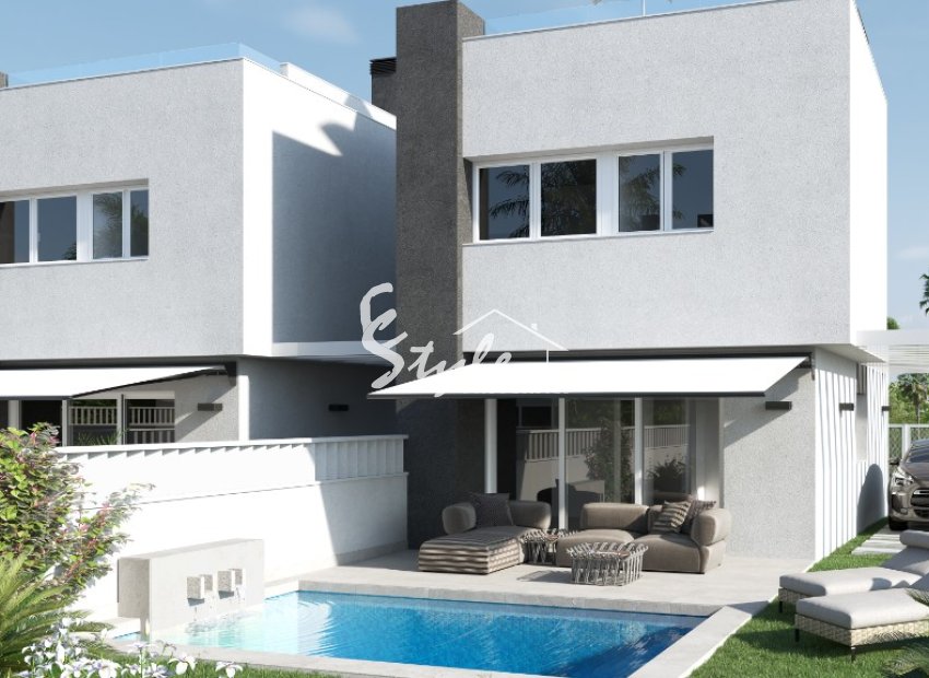 Buy Newly built Villas in Costa Blanca South close to the beach in Pilar de la Horadada. ID ON1373