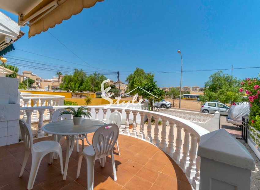 Buy semi-detached duplex with private garden in Playa Flamenca, Orihuela Costa. ID: 4563