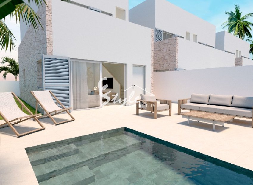 Casas adosadas de obra nueva en venta en Torre de Horadada, Costa Blanca, España. ON 1449