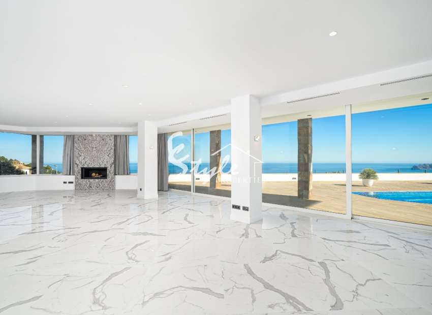 Элитная вилла с бассейном с видом на море в Сьерра-де-Альтеа, Коста Бланка. ID 6315