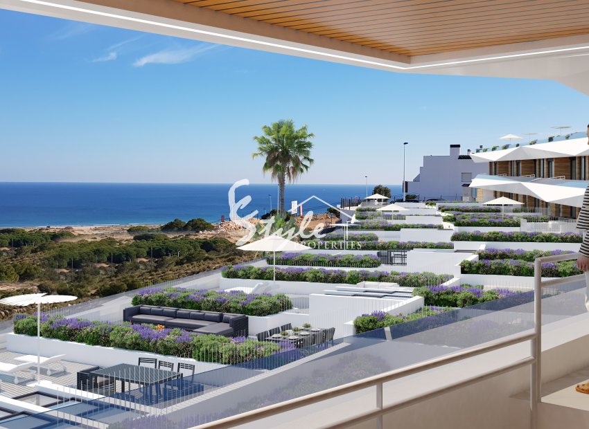 En venta apartamento nuevo planta baja con jardín en Santa Pola, Alicante, Costa Blanca, ON 709