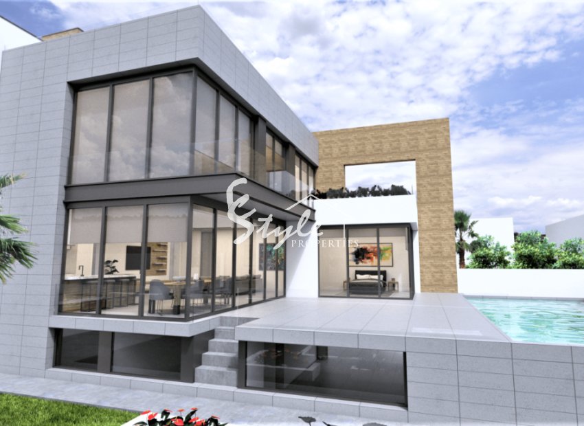 For sale beach side new villa In Orihuela Costa, Costa Blanca.ON1248