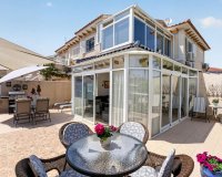 For Sale Corner Townhouse with Spacious Garden in Gated Zeniamar Community, Playa Flamenca, Orihuela Costa. ID3659