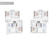 For sale new apartments in Guardamar del Segura, Costa Blanca. ON1834