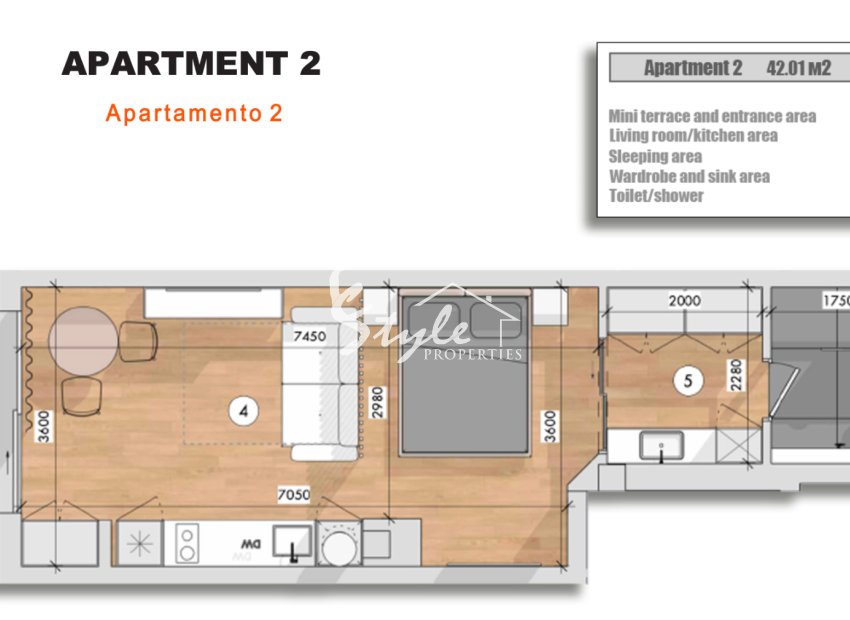 For sale new build apartments 250 m from the sea in Torrevieja, Costa Blanca, Spain. ON1210