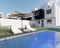 For sale new build semi detached  beach side house in Costa Blanca, San Javier, Spain ON014