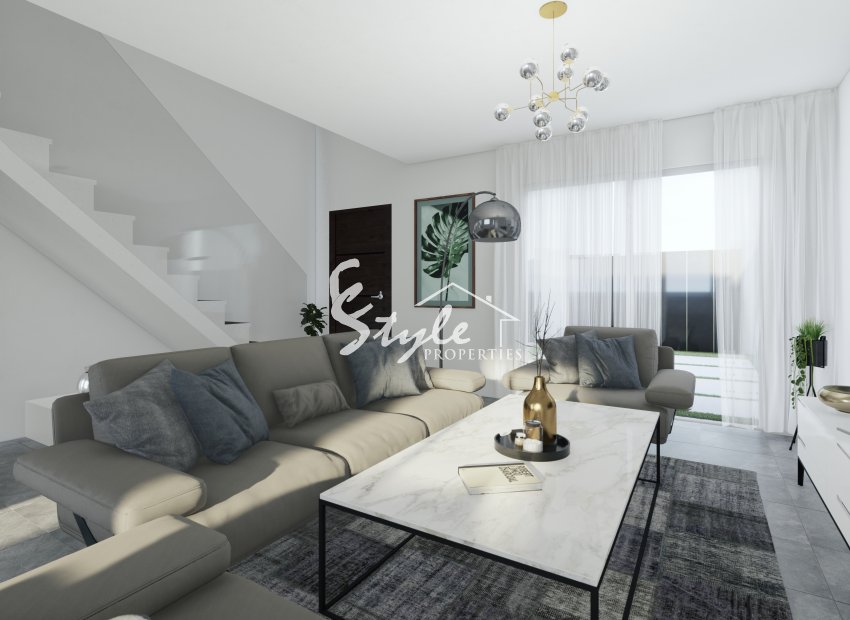 For sale new build semi detached  beach side house in Costa Blanca, San Javier, Spain ON014