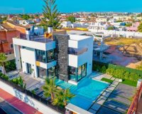 For Sale New Built Villa of Modern design with high technologies in Torreta Florida, Torrevieja. IDON280