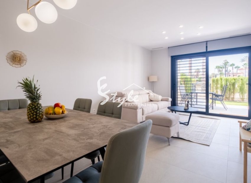 For sale new ground floor 3 bedroom apartment in Flamenca Village,la Zenia, Orihuela costa, Costa Blanca, Spain. ID1892