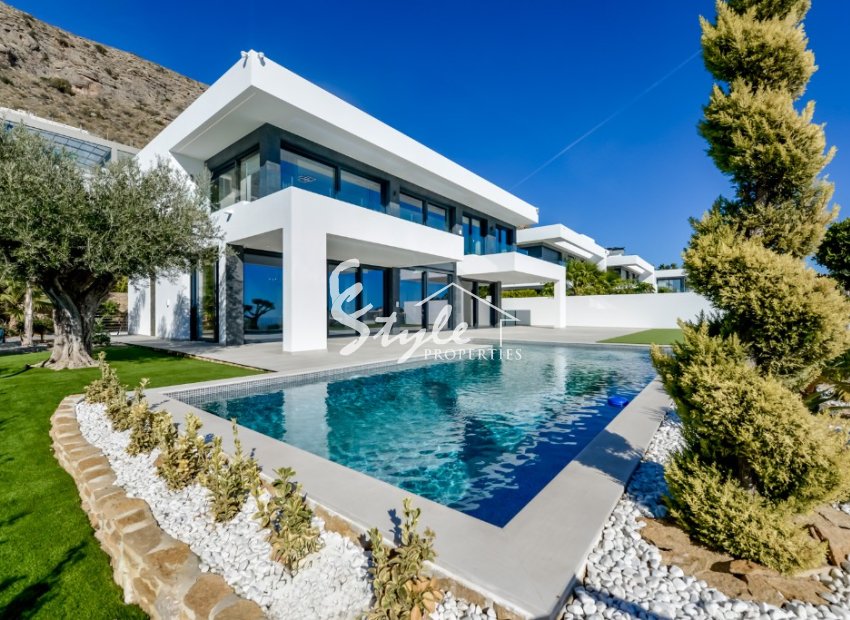 For sale new luxury villa with sea views in Finestrat, Costa Blanca, Spain. ON1778