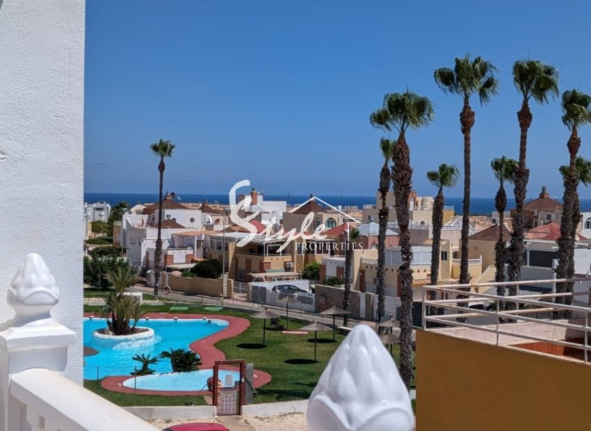 For sale semi-detached villa with views in Los Altos, Orihuela Costa, Costa Blanca, Spain. ID2346 