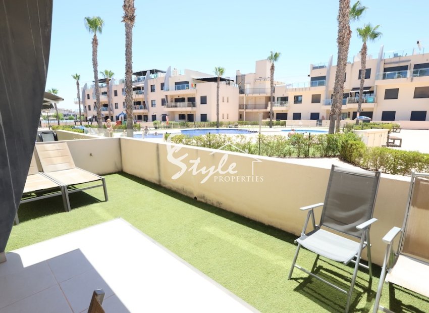 Ground Floor Apartment with Garden in Torre de la Horadada | South Facing | Pool Views.ID1461