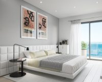 Купить квартиры на первой линии от пляжа и с панорамным видом на Средиземное море в Ло Паган, Мар Менор. ID ON1360