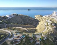 Купить новую роскошную виллу с бассейном, недалеко от моря в Бенидорме, рядом с пляжем на Коста Бланке. ID ON1144_45