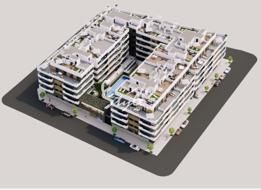 Квартиры в новостройке на продажу в Санта Пола, Коста Бланка, Испания. ON1906