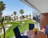 Modern South-Facing Top Floor apartment with Private Solarium, Pool Views and Garage in Punta Prima,  Orihuela Costa. Costa Blanca. Id 2291