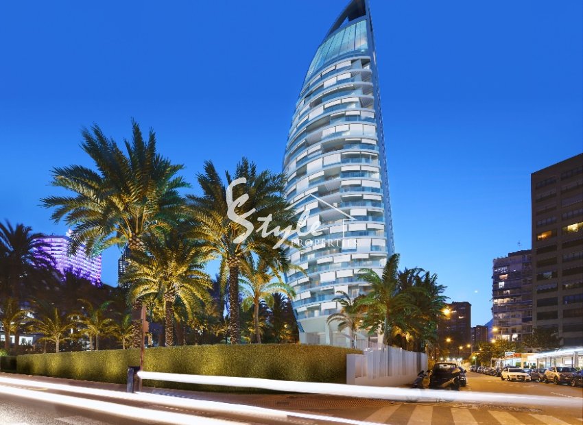 На продажу квартира от застройщика на первой линии моря в Бенидорме, Коста Бланка, Испания ON966