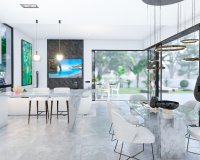 На продажу новая  вилла  от застройщика у моря  в Бенидорме,Коста Бланка ON995