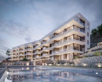 New apartments for sale with sea views in Villajoyosa, Costa Blanca, Spain.ON1586