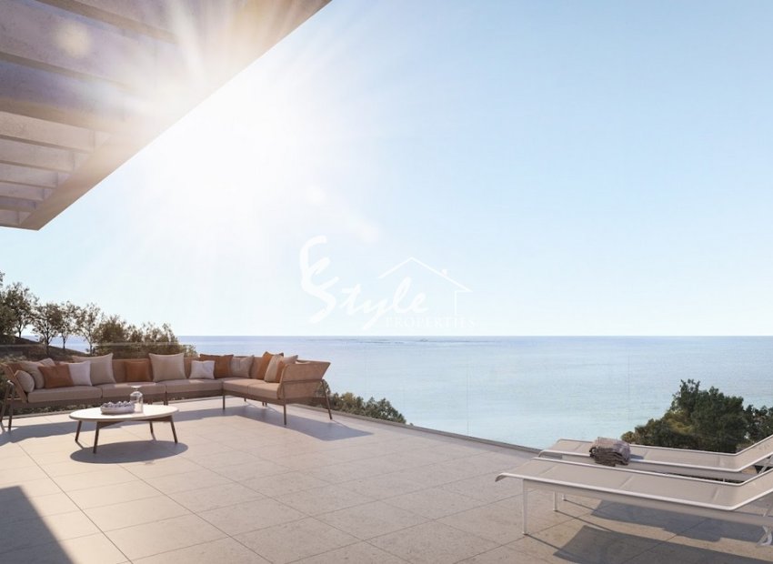 New apartments for sale with sea views in Villajoyosa, Costa Blanca, Spain.ON1586