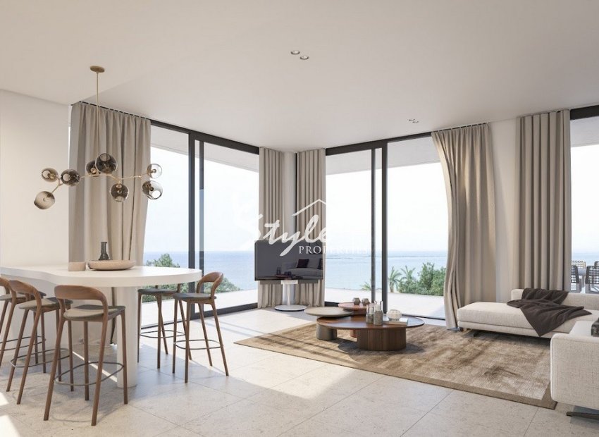 New apartments for sale with sea views in Villajoyosa, Costa Blanca, Spain.ON1586