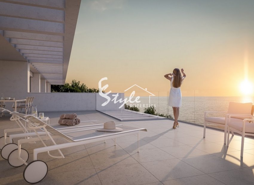 New apartments for sale with sea views in Villajoyosa, Costa Blanca, Spain.ON1586