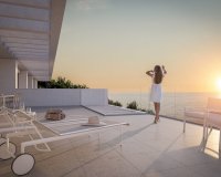 New apartments for sale with sea views in Villajoyosa, Costa Blanca, Spain.ON1586