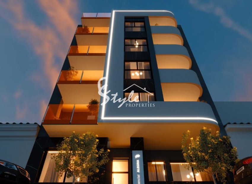 New apartments near the sea in Torrevieja, Costa Blanca, Spain.ON1432