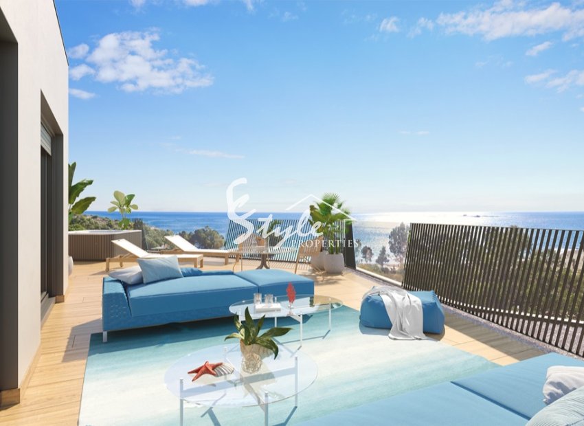 New build apartment with sea views in Benidorm, Alicante, Costa Blanca, Spain