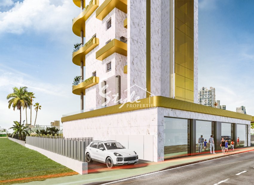 New build apartments with sea view In Calpe, Alicante, Costa Blanca, Spain. ON1561