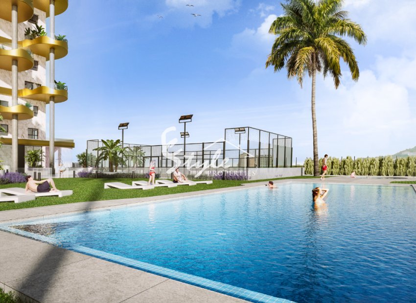 New build apartments with sea view In Calpe, Alicante, Costa Blanca, Spain. ON1561