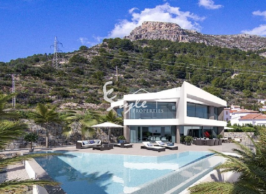 New build luxury villa for sale in Calpe, Costa Blanca, Spain. ON1501