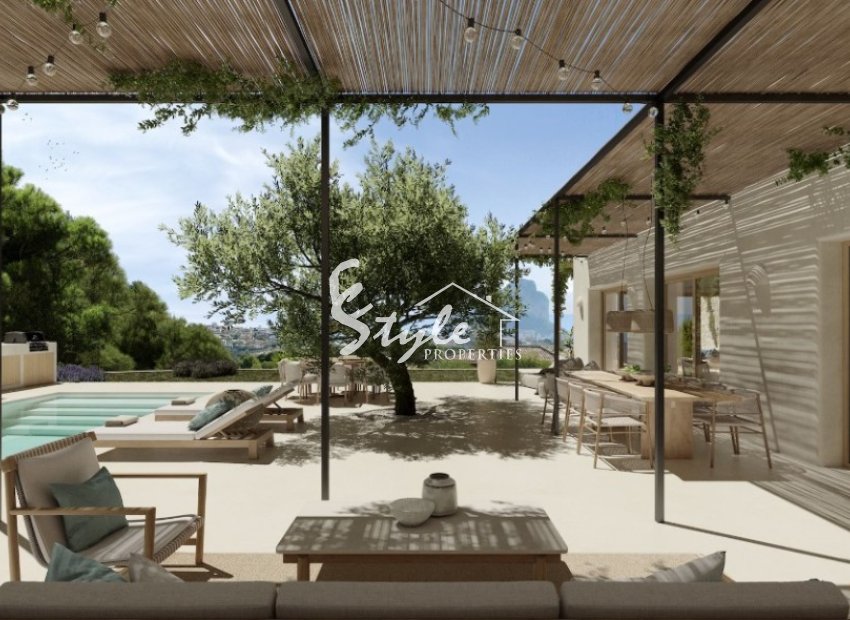 New build luxury villa for sale in Calpe, Costa Blanca, Spain. ON1847