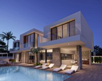 New build luxury villa for sale in El Albir, Costa Blanca, Spain.ON1600